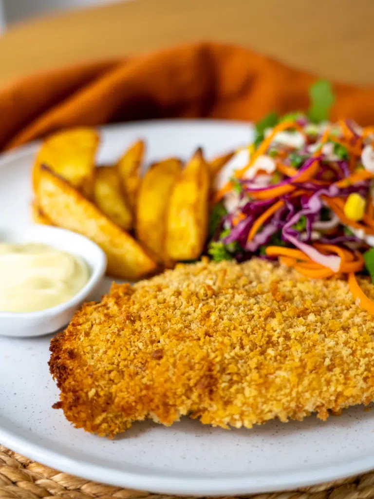 Baked Chicken Schnitzel