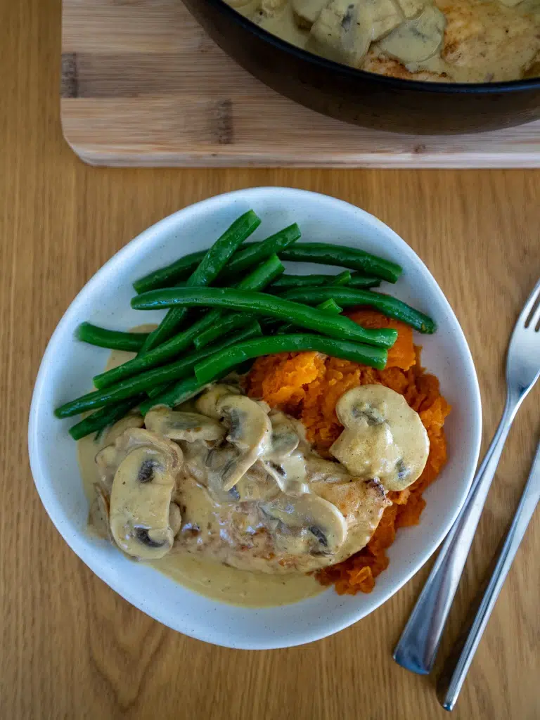 Chicken with Creamy Mushroom Sauce